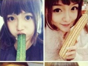 ?茄子、玉米、香蕉、黃瓜…現(xiàn)在女孩子真是重口味