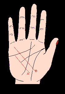 手相健康線，健康線圖解，手相健康線算命圖解
